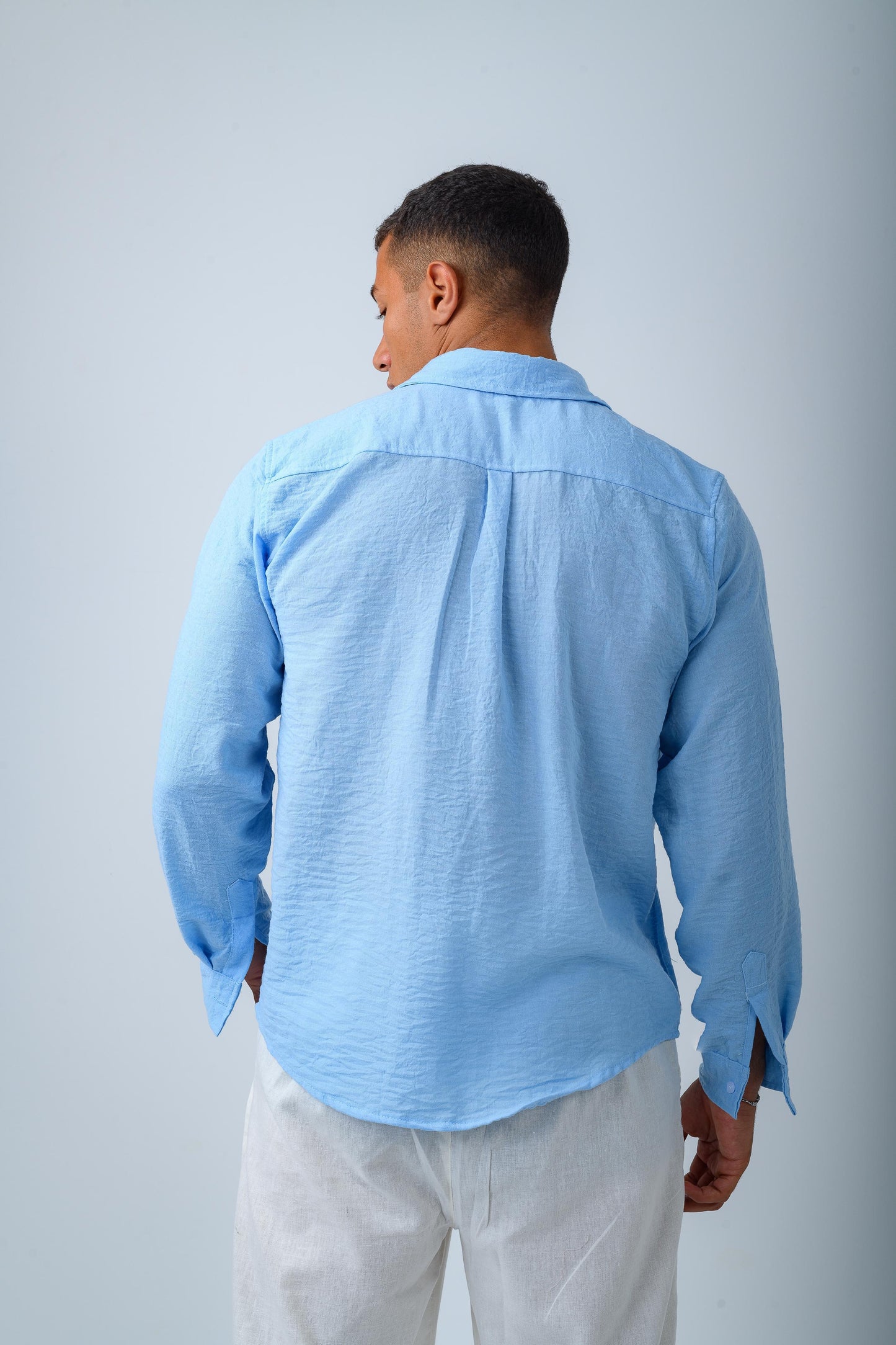 Blue Linen Shirt