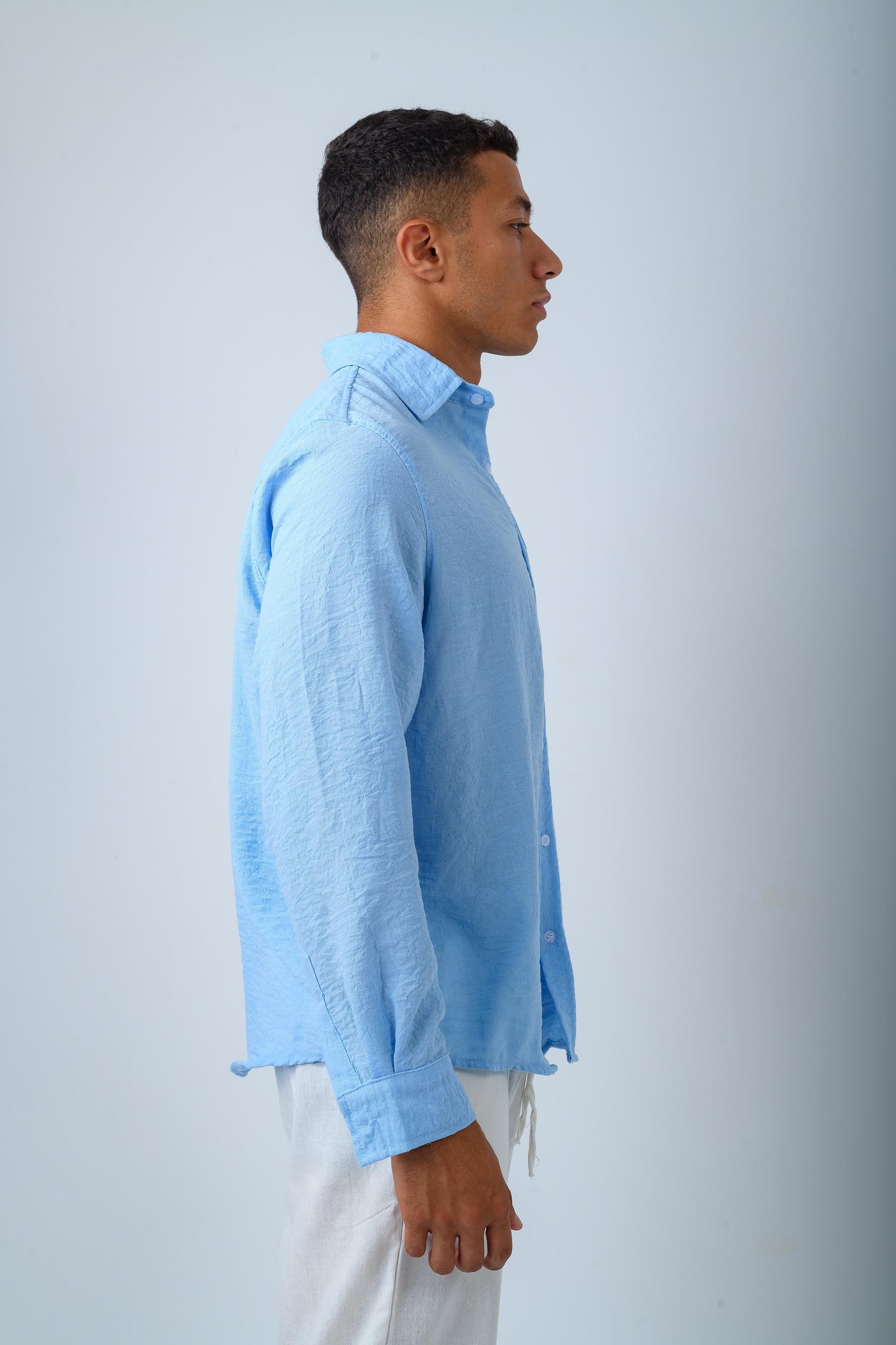 Blue Linen Shirt