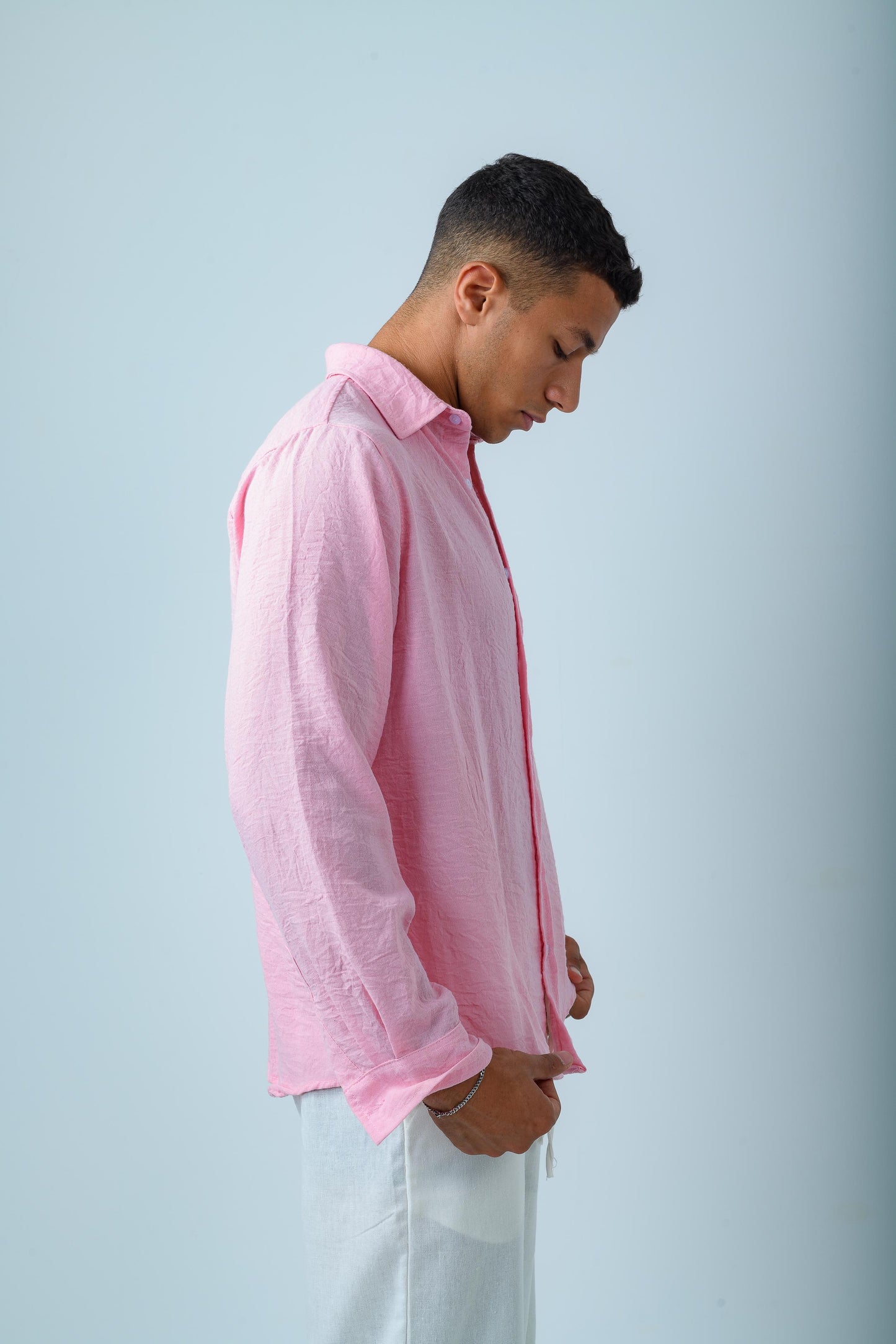 Pink Linen Shirt