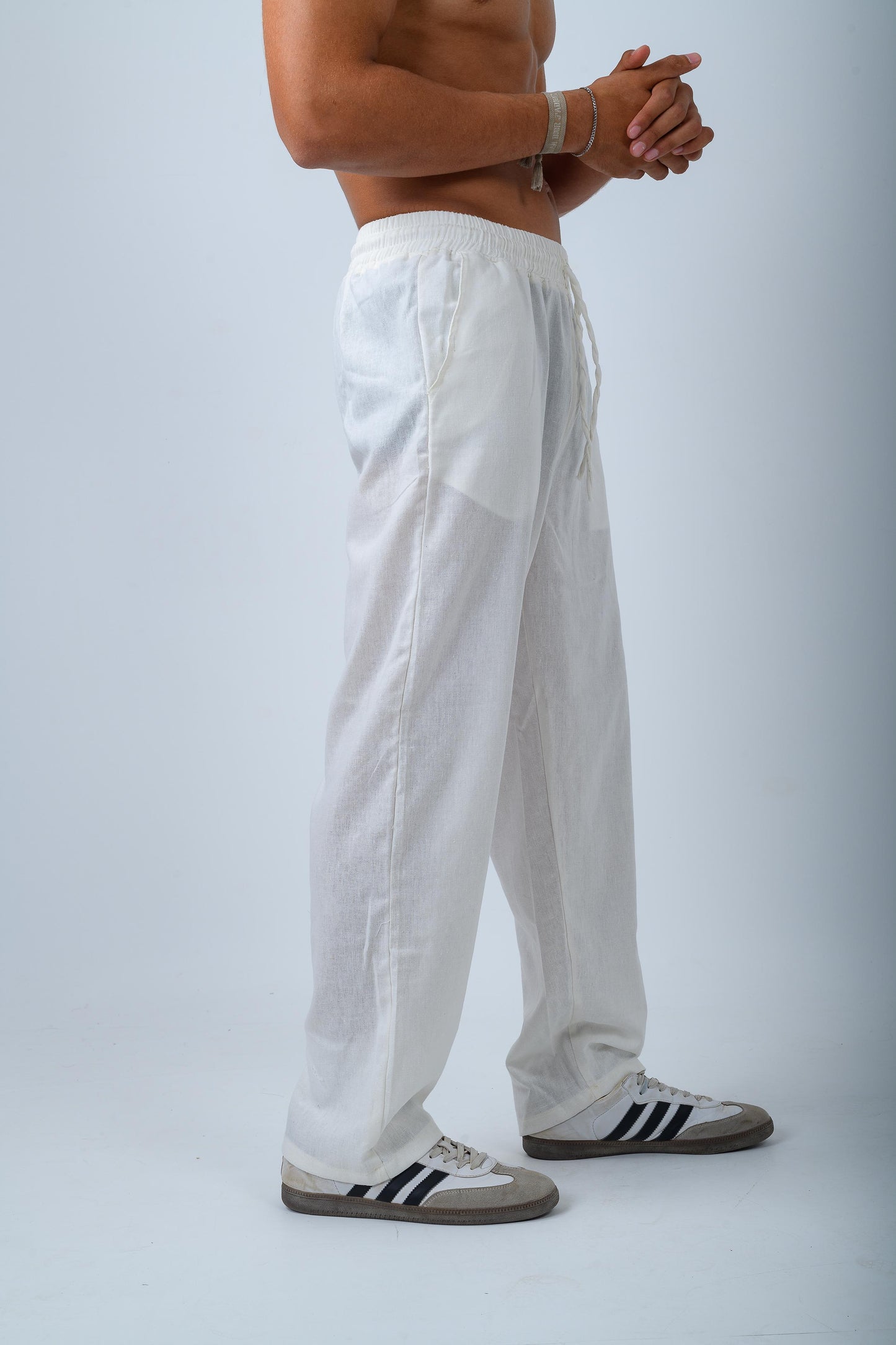 White Linen Pants