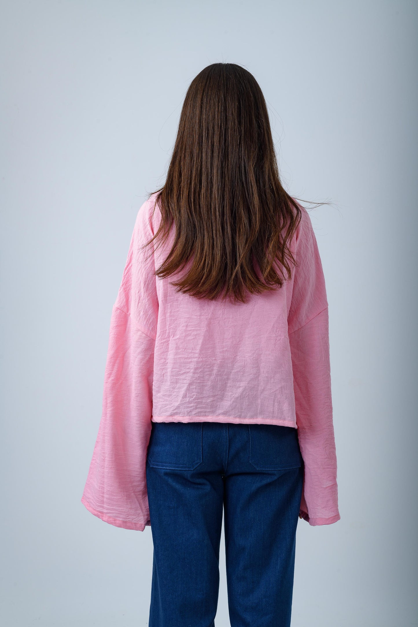 Pink Linen Cover-up