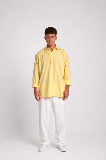 Men's Butter Yellow Shirt