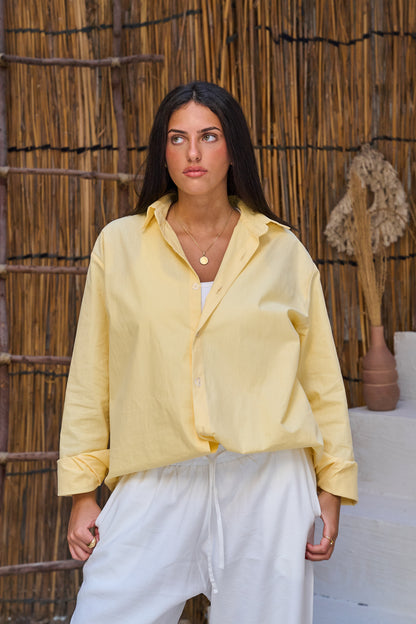 Women's Butter Yellow Shirt