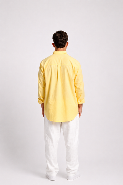 Men's Butter Yellow Shirt