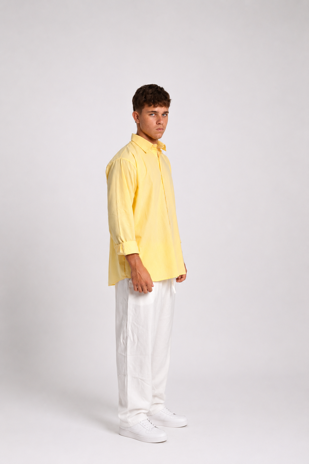 Men's Butter Yellow Shirt