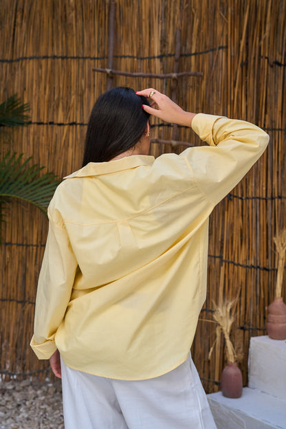 Women's Butter Yellow Shirt