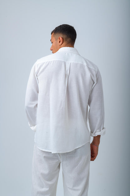 White Linen Shirt