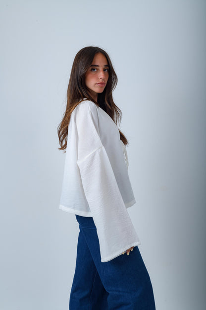 White Linen Cover-up